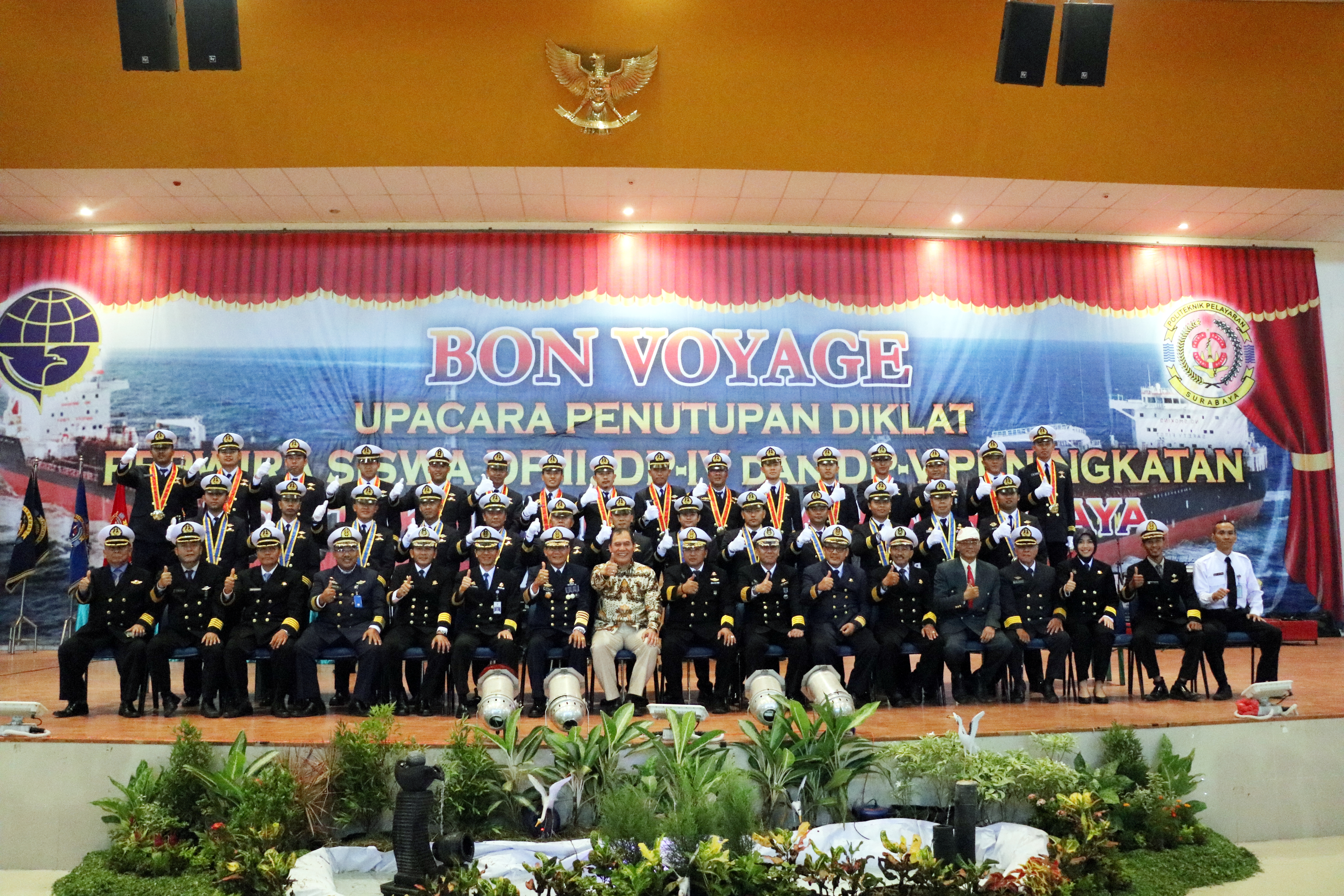 Bon Voyage DP-II, DP-IV, DAN DP-V Peningkatan Perwira Siswa Politeknik Pelayaran Surabaya